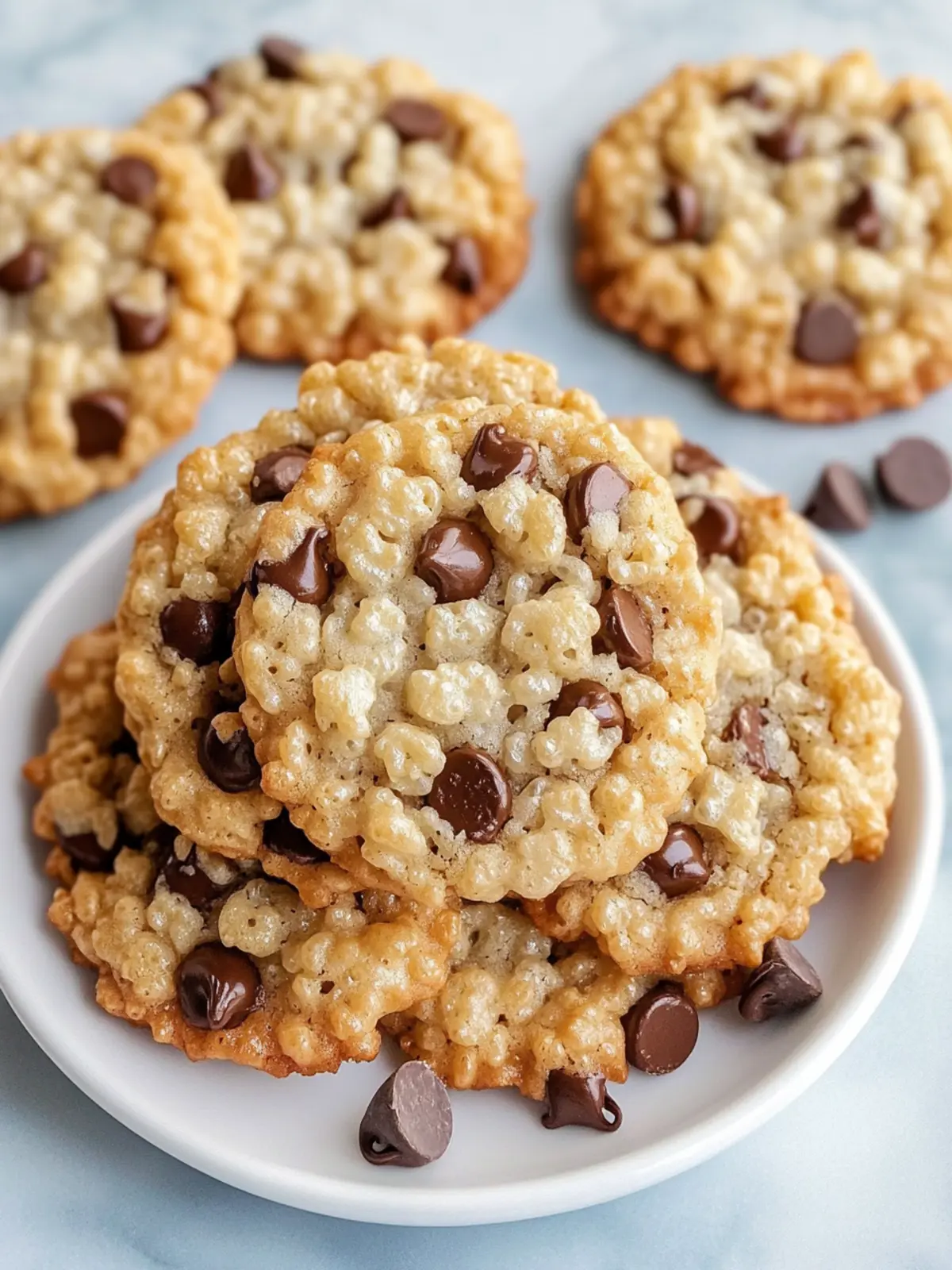 Rice Krispie Chocolate Chip Cookies for a Fun Twist! 3 Rice Krispie Chocolate Chip Cookies