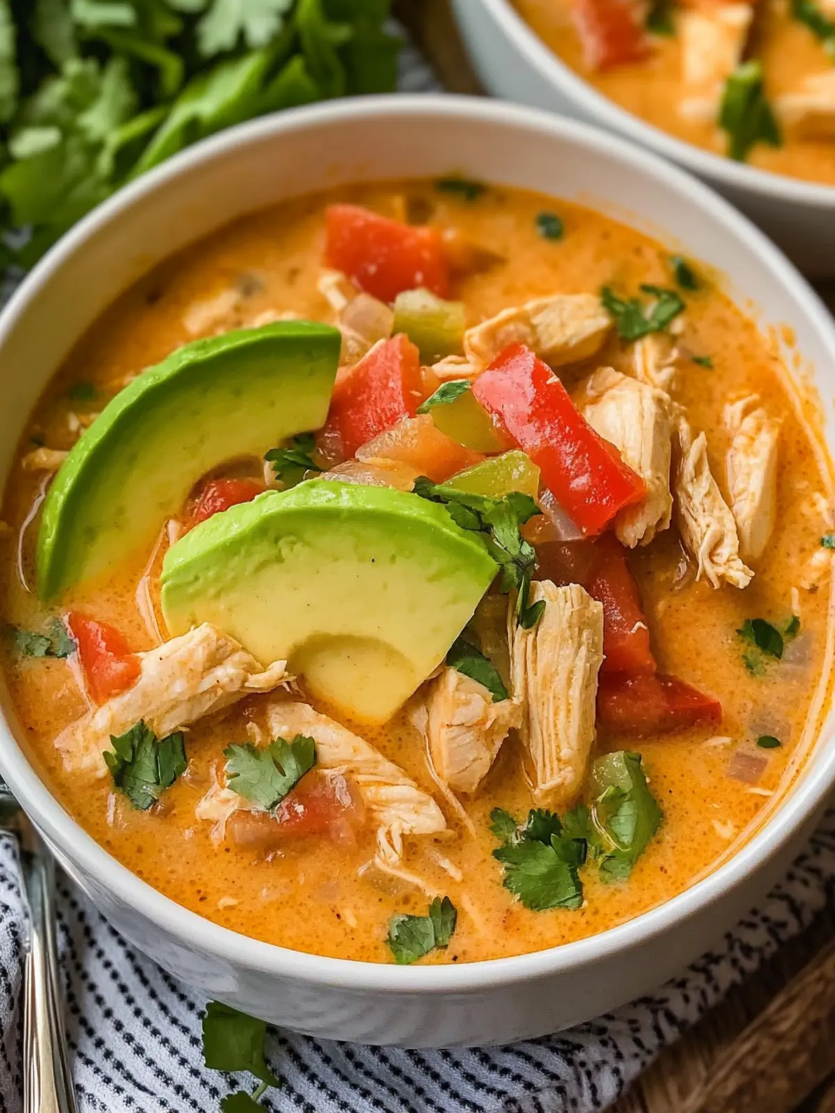 Creamy Chicken Fajita Soup: Cozy Comfort in Every Spoonful 3 Creamy Chicken Fajita Soup