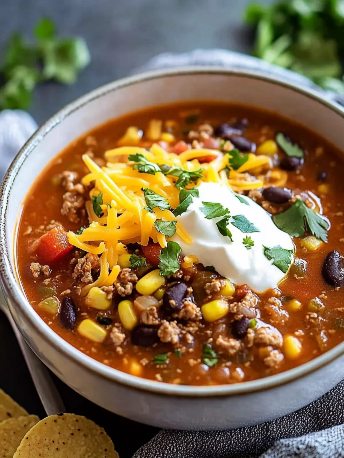 Easy Taco Soup Recipe: Hearty Comfort in Just 30 Minutes 3 Easy Taco Soup