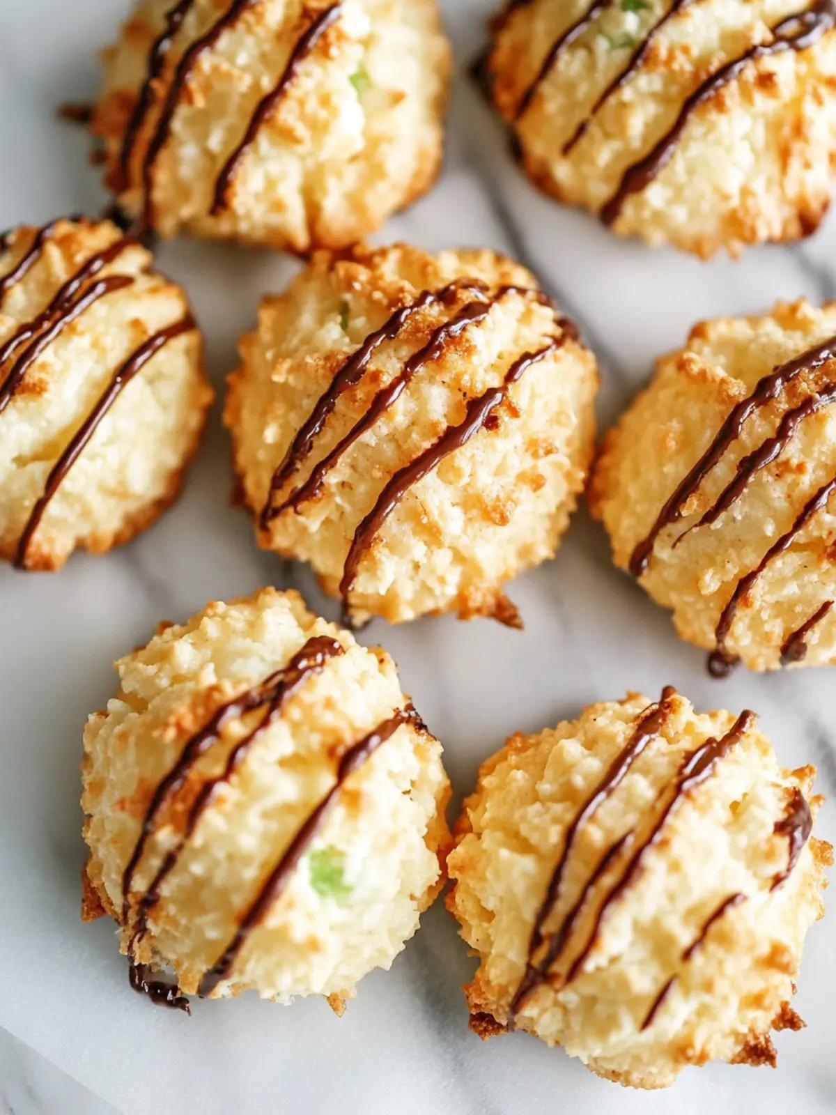 Irresistible Coconut Macaroons with Decadent Drizzles 5 Coconut Macaroons