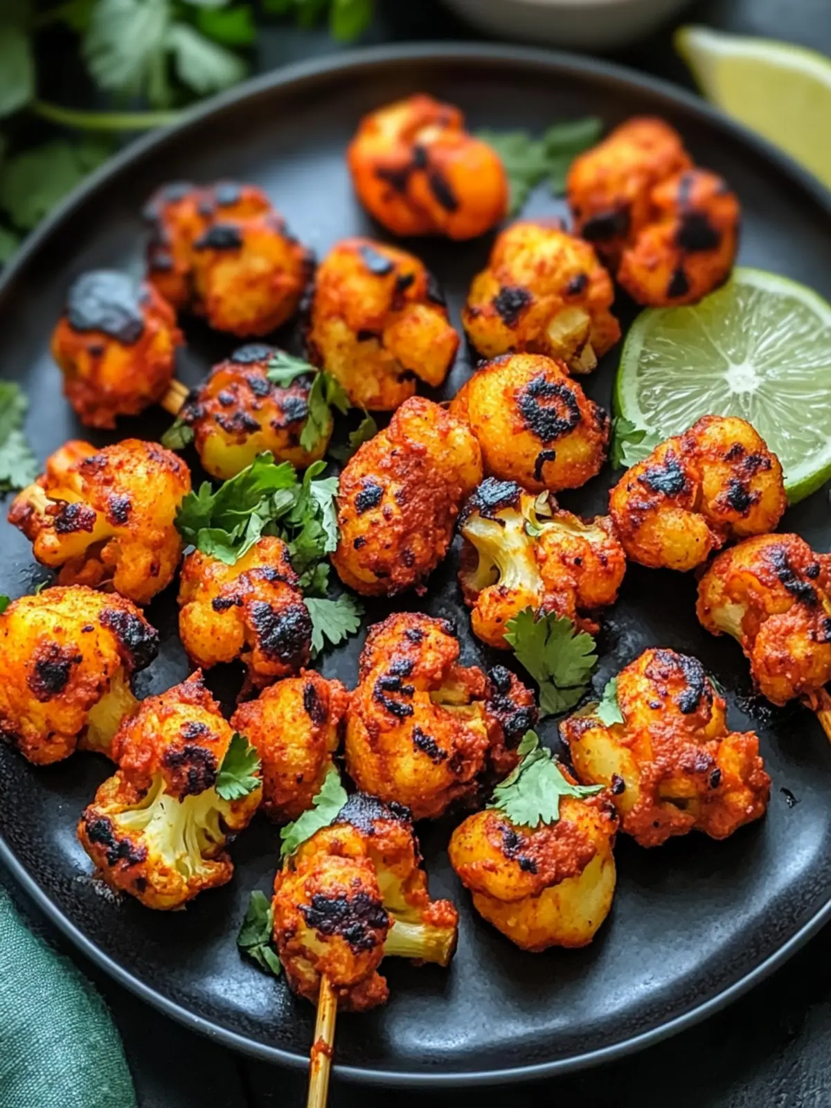 Savor Tandoori Gobi Tikka: Smoky Cauliflower Skewers Delight 2 Savor Tandoori Gobi Tikka