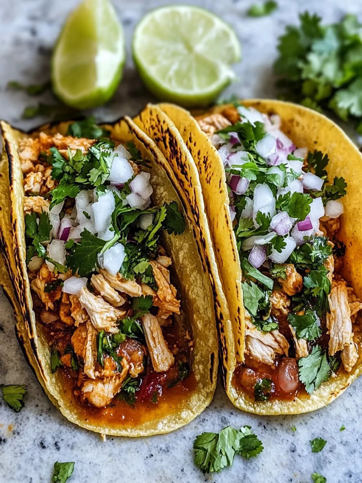 Quick Juicy Chicken Tacos for a Flavor-Packed Weeknight Dinner 4 chicken tacos