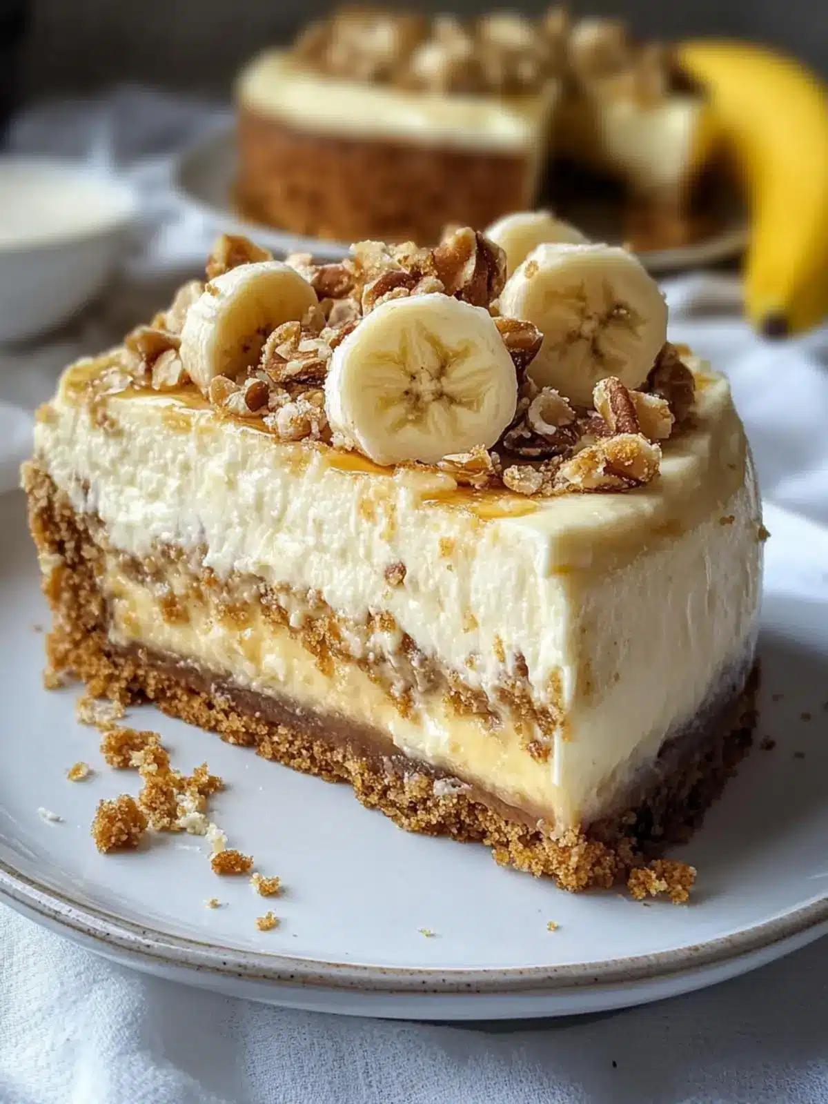 Banana Bread Cheesecake: Indulge in a Sweet Twist Today 5 Banana Bread Cheesecake