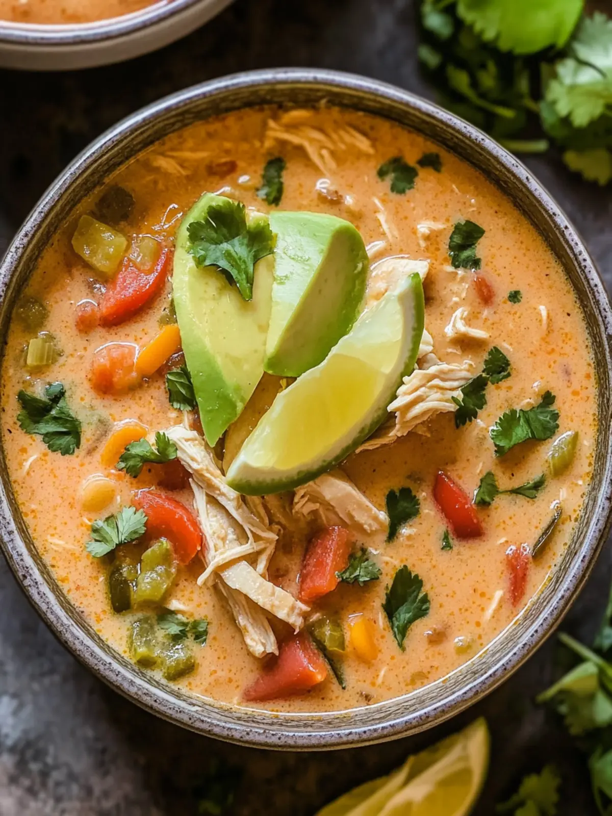 Creamy Chicken Fajita Soup: Cozy Comfort in Every Spoonful 5 Creamy Chicken Fajita Soup