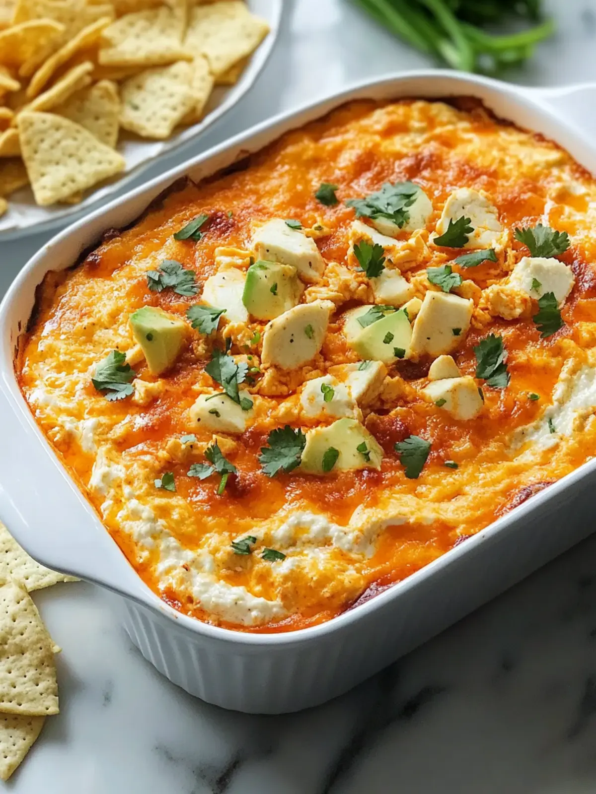 Ultimate Ranch Layered Buffalo Chicken Dip for Your Next Party 4 Ranch Layered Buffalo Chicken Dip