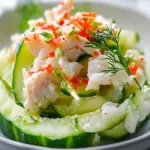 Cucumber Salad with Crab Meat Delight: Refreshing & Easy! 7 Cucumber Salad with Crab Meat Delight