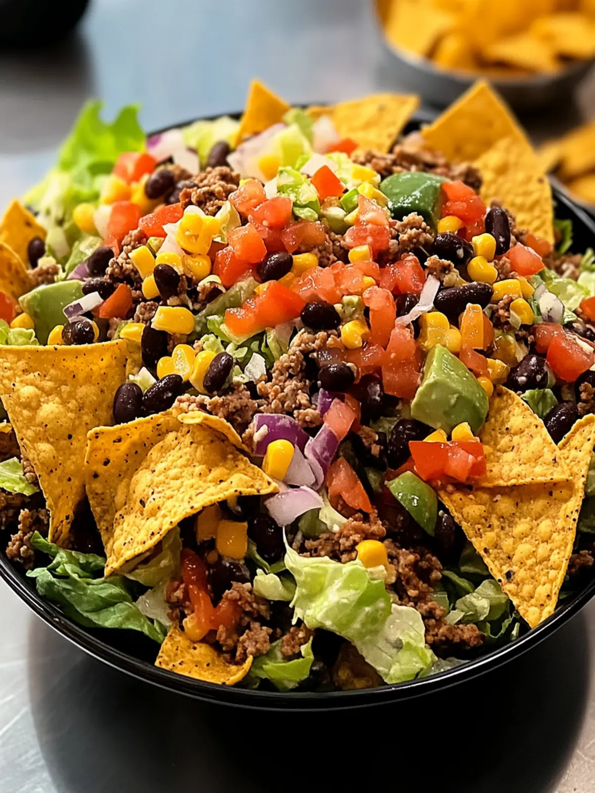 Easy Doritos Taco Salad That's a Flavor Bomb for Dinner 4 Easy Doritos Taco Salad