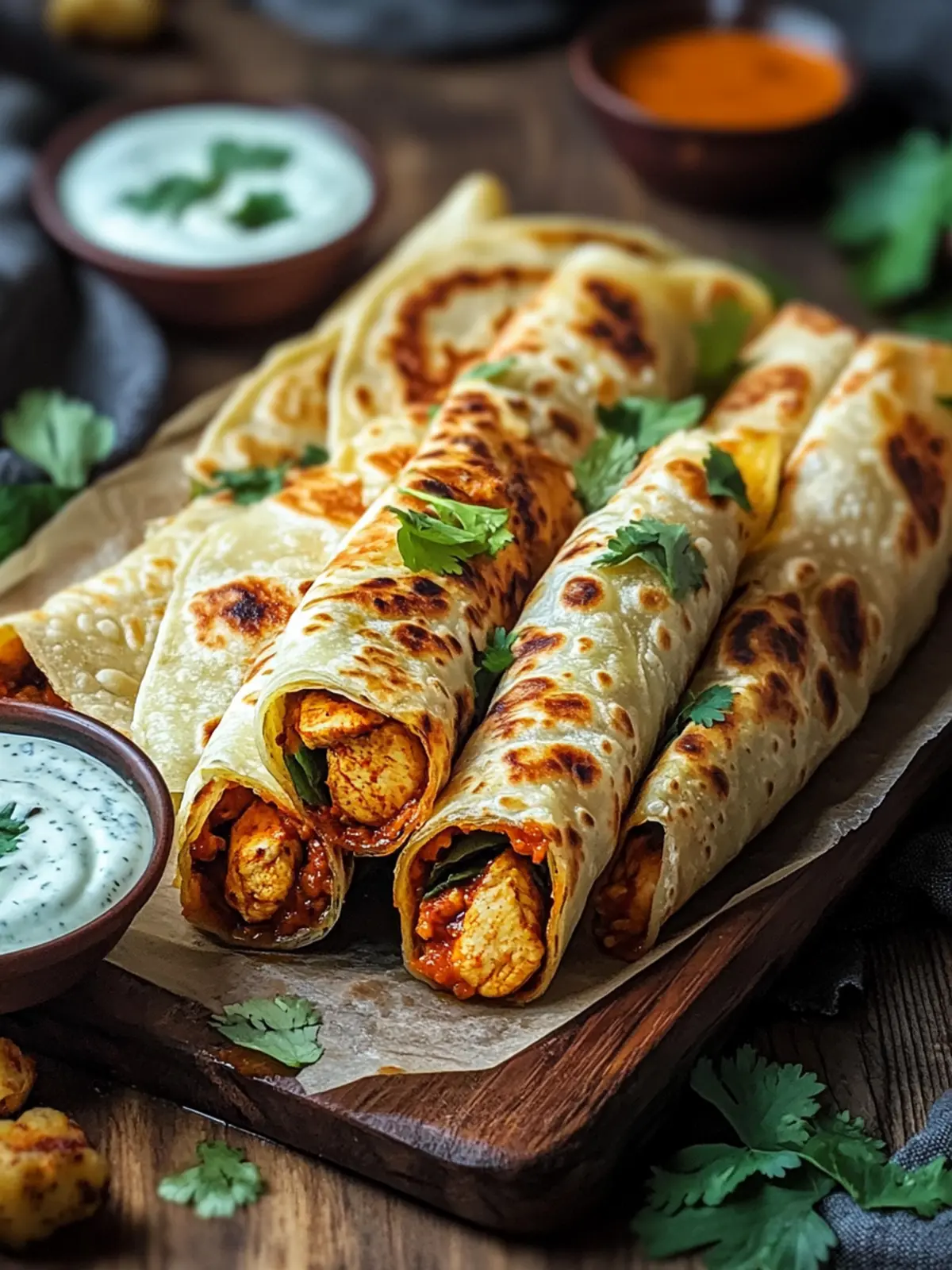 Irresistible Chicken Tikka Paratha Rolls You Can't Resist 2 Chicken Tikka Paratha Rolls