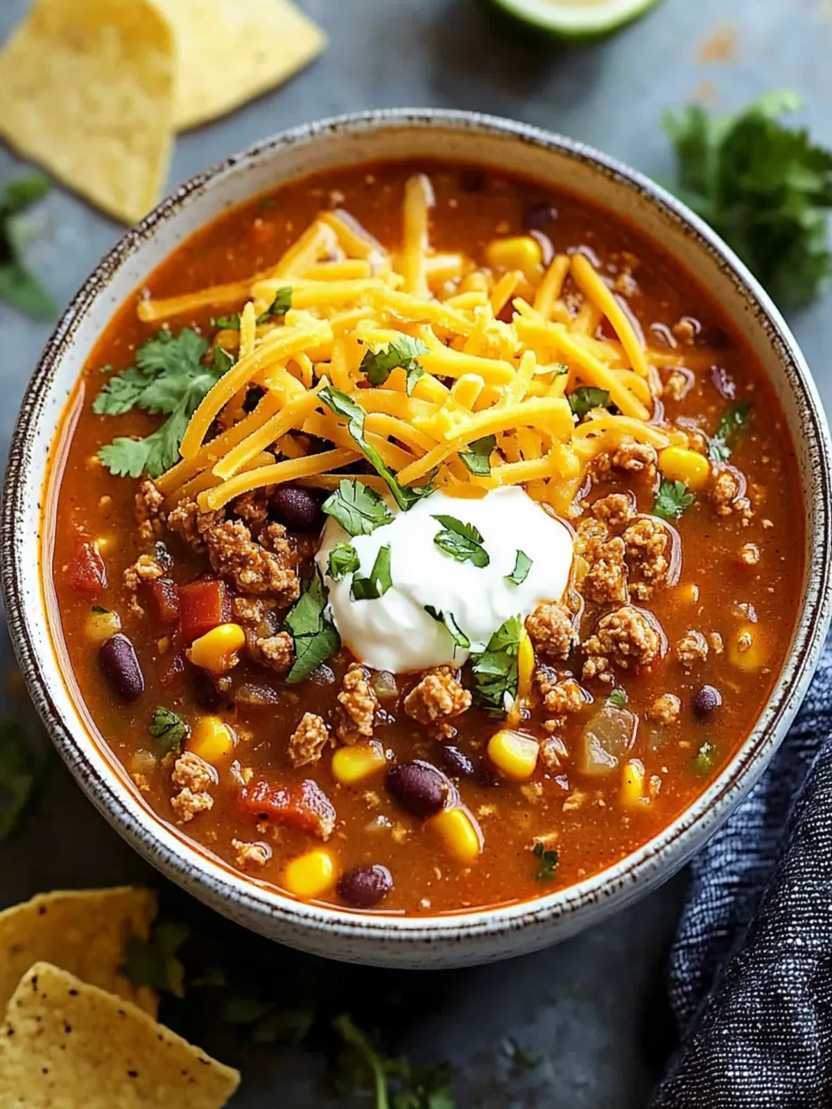 Easy Taco Soup Recipe: Hearty Comfort in Just 30 Minutes 5 Easy Taco Soup