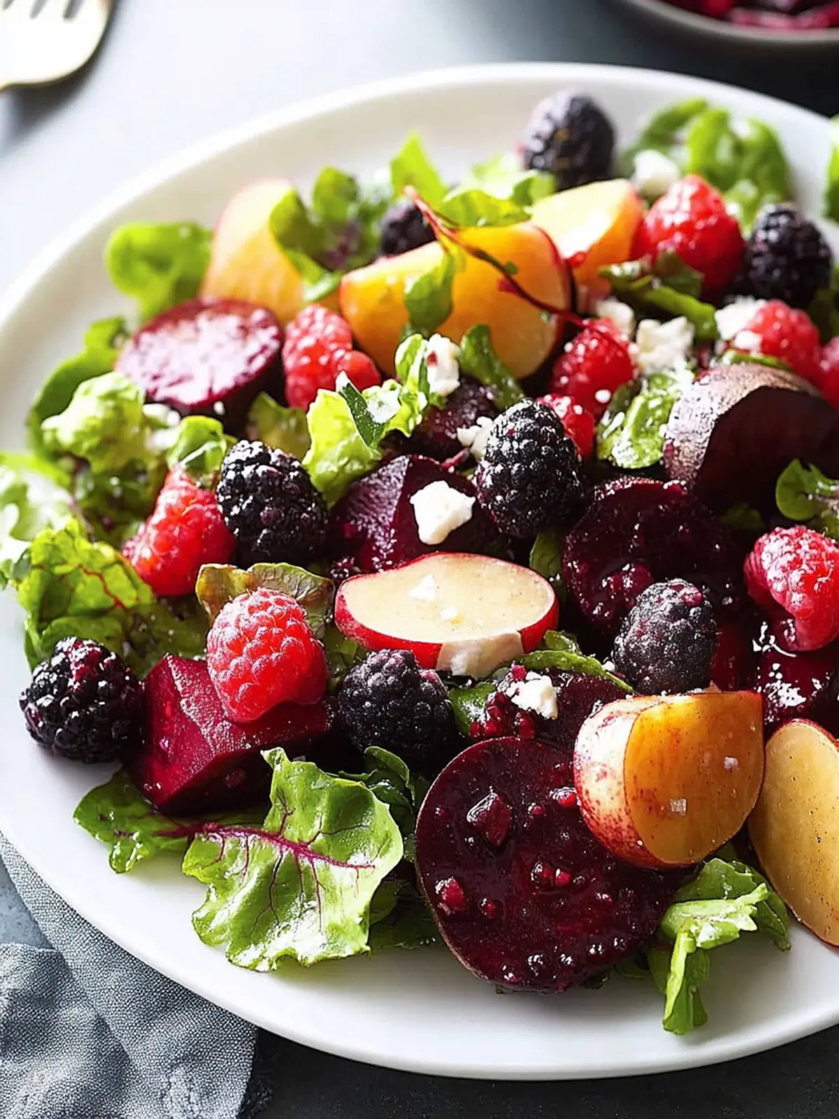 Berry-Beet Salad with Creamy Goat Cheese You’ll Love 4 Berry-Beet Salad