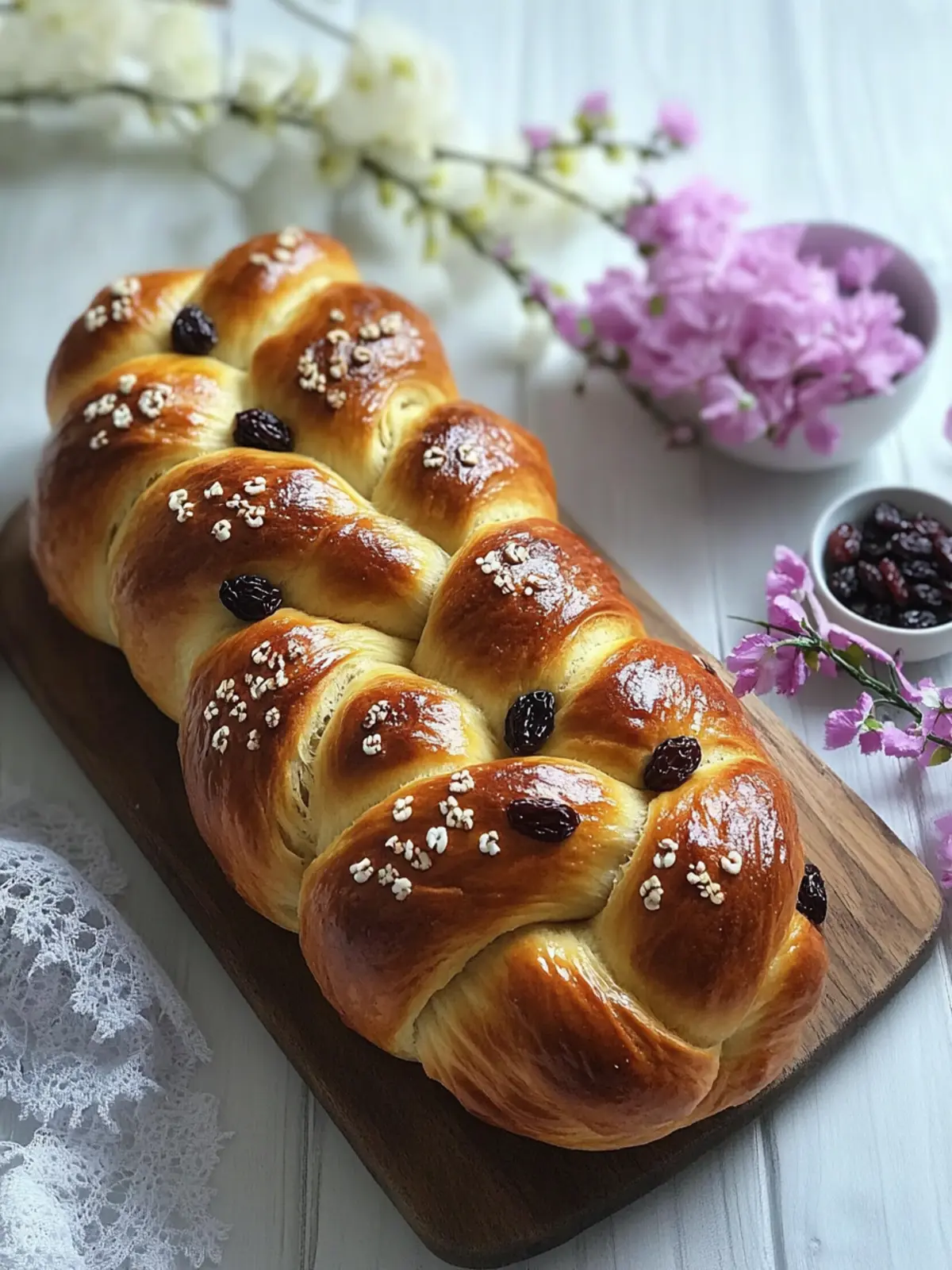 Delicious Purim Challah with Raisins to Gather Loved Ones 4 Delicious Purim Challah with Raisins