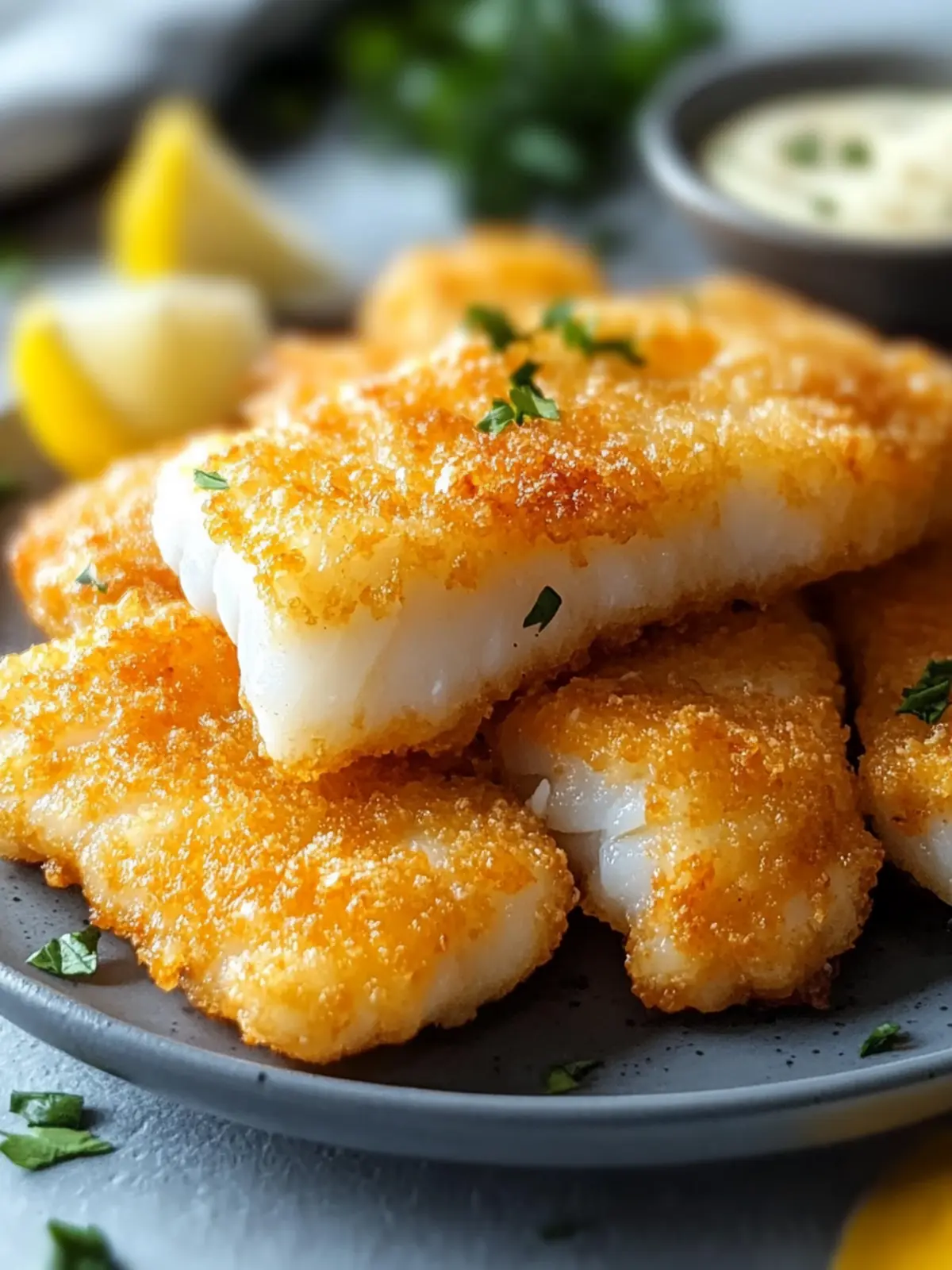 Crispy Fried Cod Fillets: 20-Minute Comfort Food Magic 5 Fried Cod Fillets