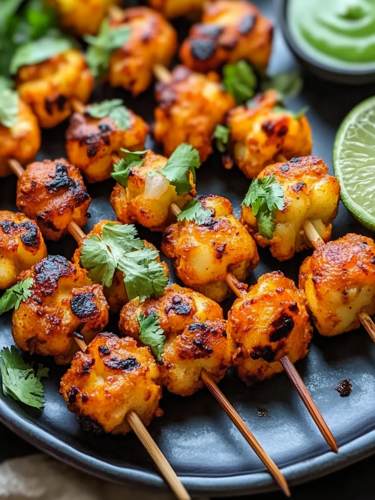 Savor Tandoori Gobi Tikka: Smoky Cauliflower Skewers Delight 4 Savor Tandoori Gobi Tikka