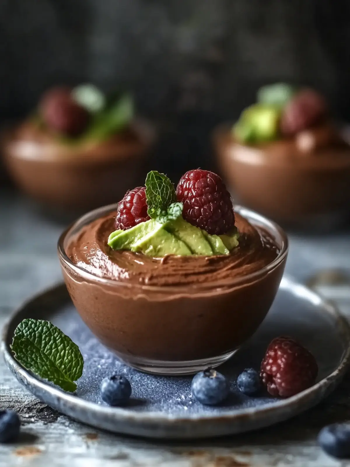 Creamy Chocolate Avocado Mousse: Guilt-Free Dessert Bliss 2 Chocolate Avocado Mousse