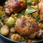 Crispy Skillet Chicken with Leeks for a Flavorful Feast 10 Crispy Skillet Chicken with Leeks