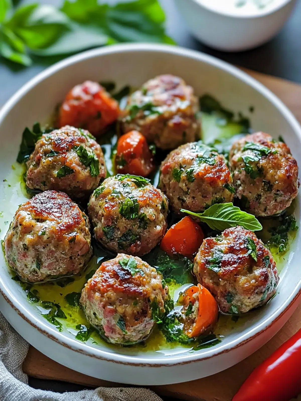 Mediterranean Lamb Meatballs: Quick, Flavorful, and Gluten-Free 4 Mediterranean Lamb Meatballs