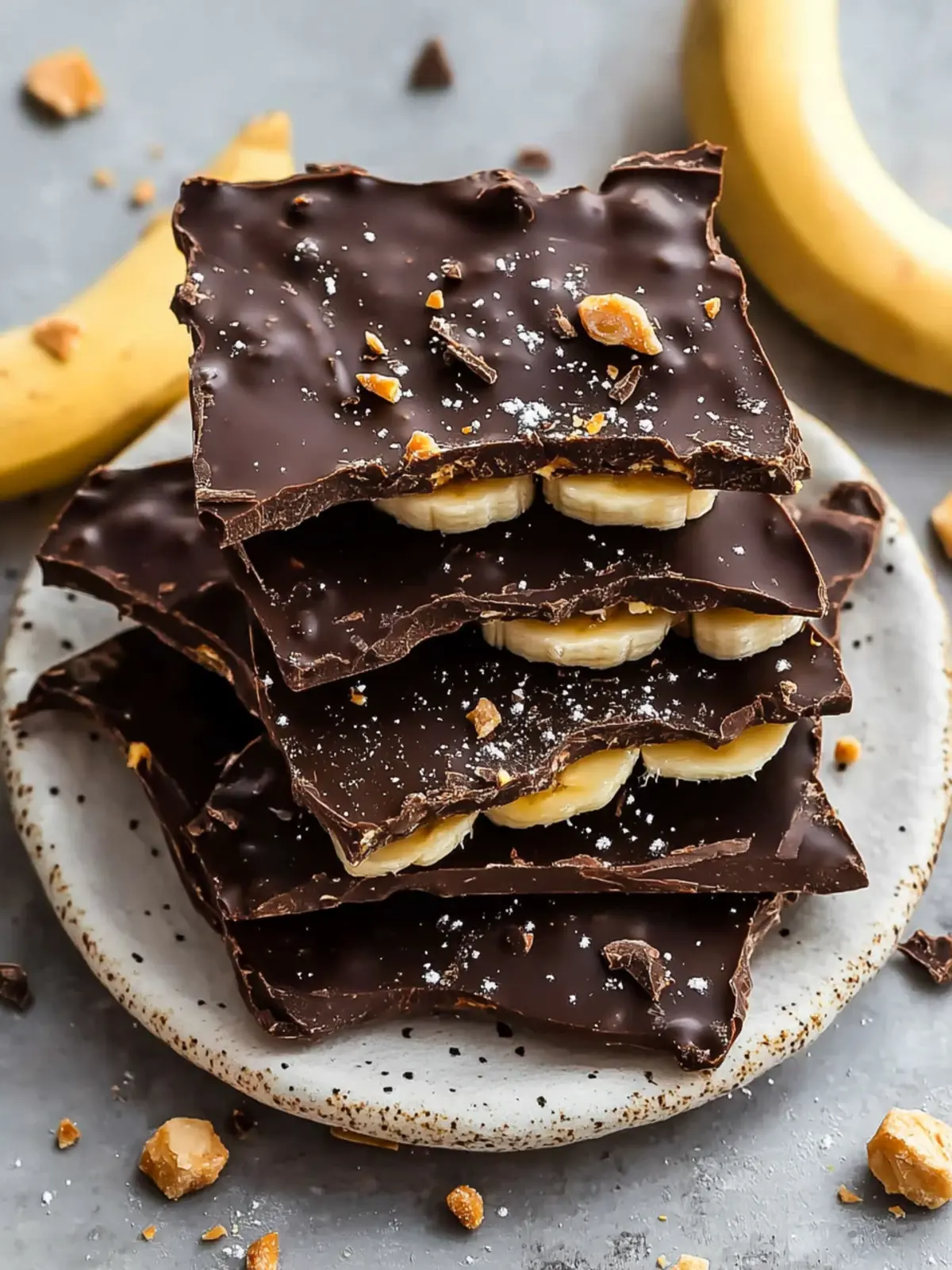 Viral Chocolate Banana Bark: A Sweet Crunchy Delight 2 Viral Chocolate Banana Bark