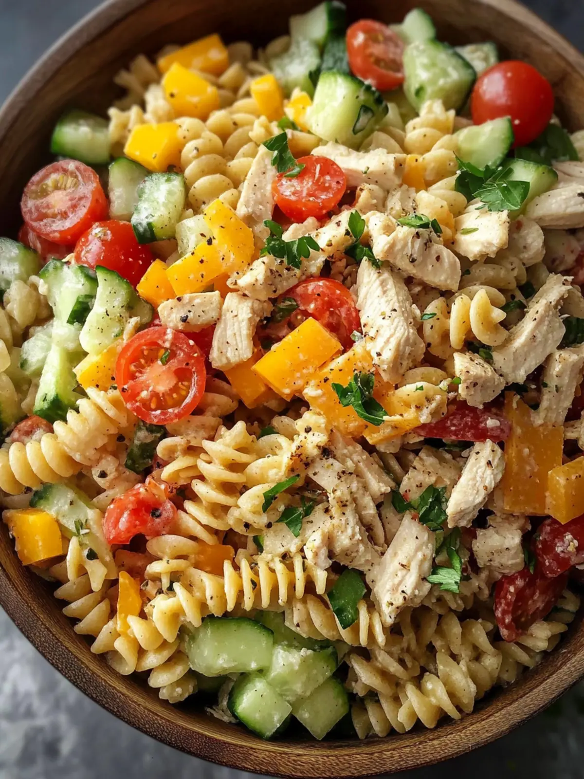 Zesty Chicken Pasta Salad for a Refreshing Summer Meal 4 Chicken Pasta Salad