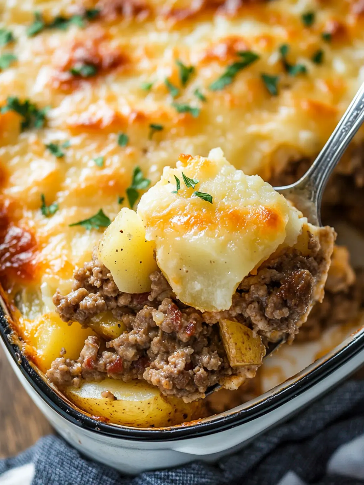 Decadent Hamburger Potato Casserole Your Family Will Love 2 Hamburger Potato Casserole