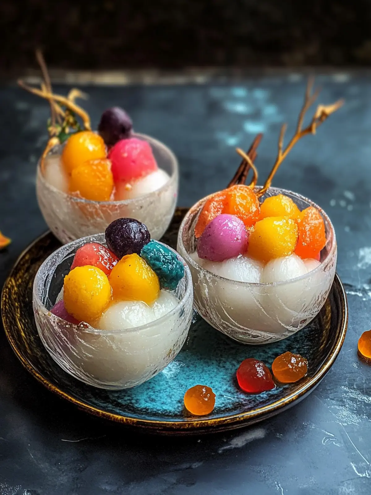 Rainbow Rasgulla Sundae - A Colorful Twist on Tradition 5 Rainbow Rasgulla