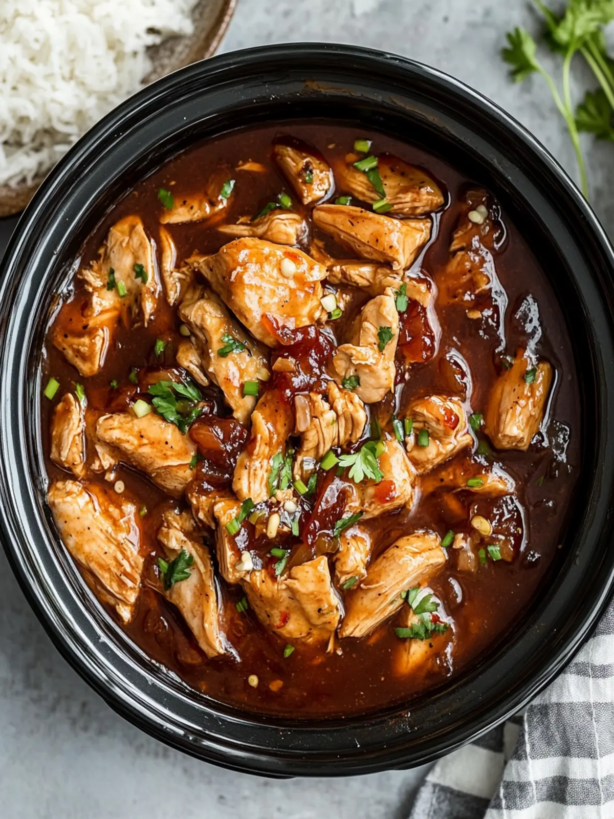 Crock Pot Bourbon Chicken: Easy Family Dinner Delight 5 Crock Pot Bourbon Chicken