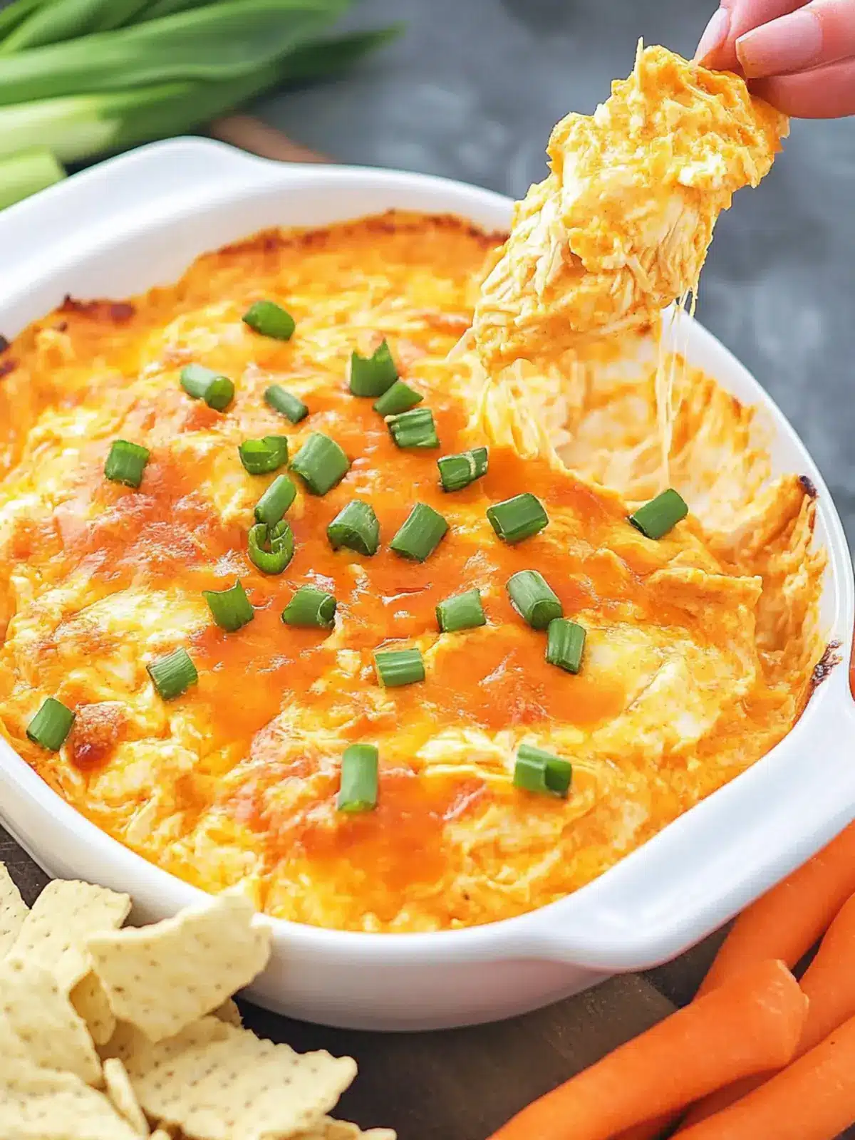 Creamy Hot Buffalo Chicken Dip That Everyone Will Love 4 Hot Buffalo Chicken Dip