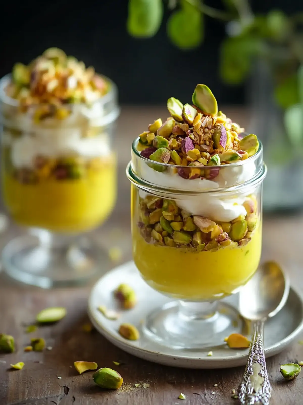 Saffron & Pistachio Parfait: A Luxurious Dessert Delight 4 Saffron & Pistachio Parfait