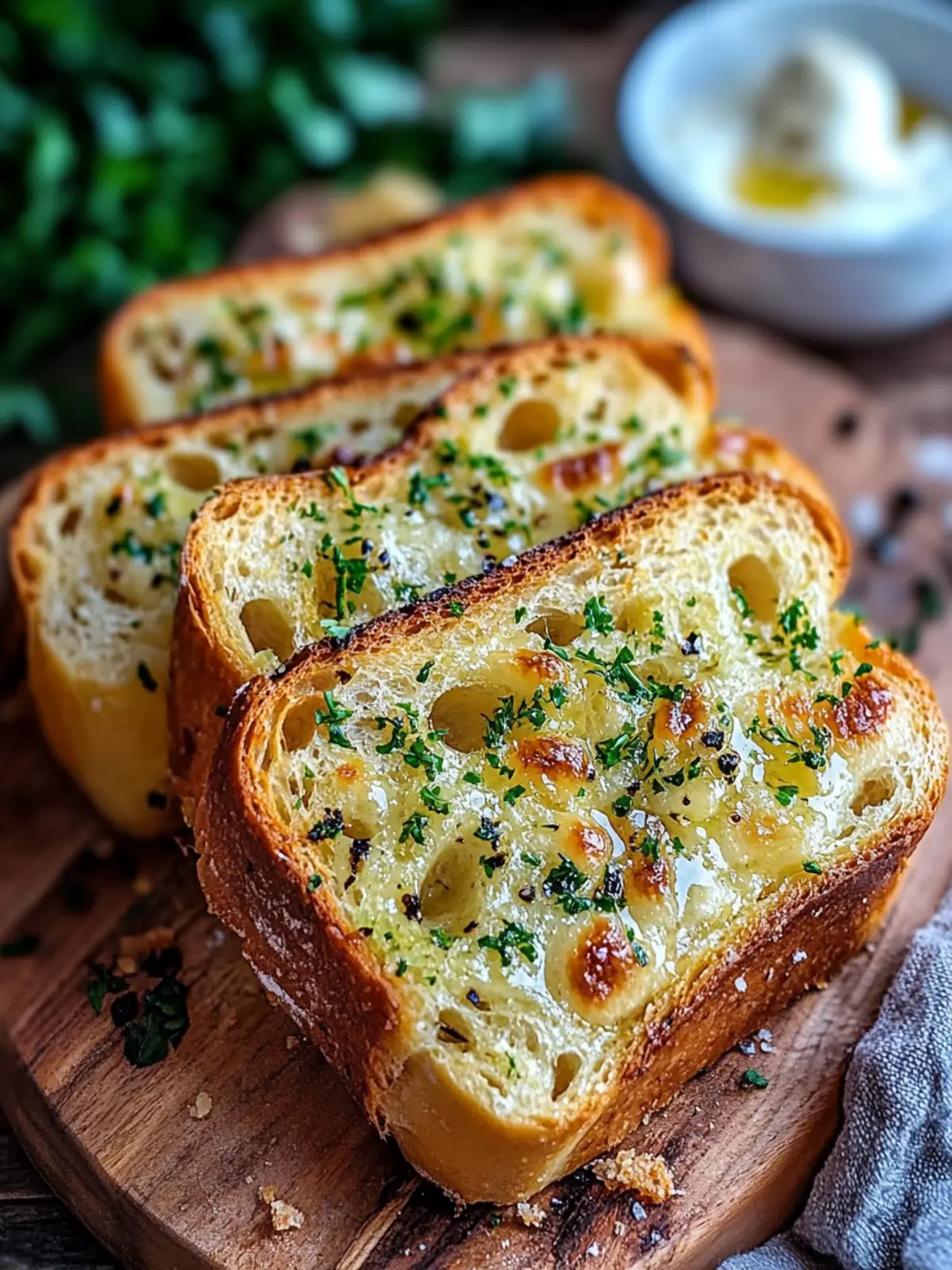 Ultimate Homemade Garlic Bread: Crispy, Buttery Perfection 5 Homemade Garlic Bread