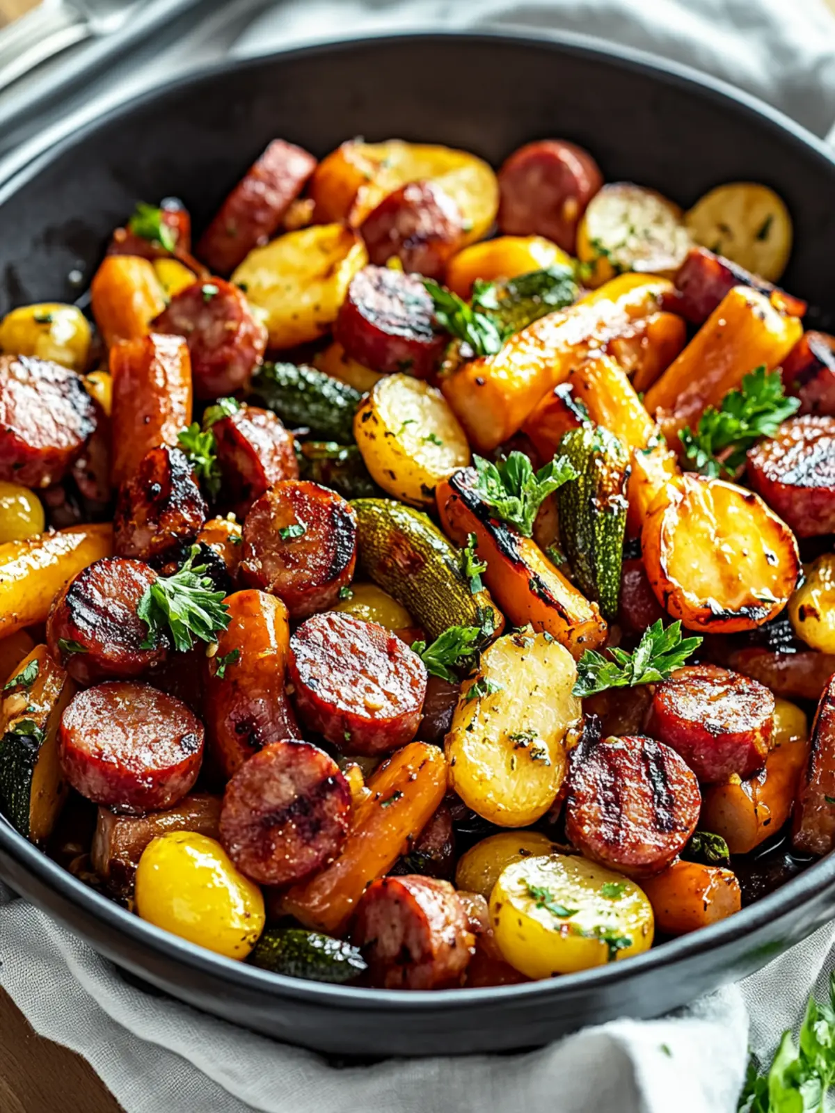 Honey Garlic Kielbasa & Veggies: A Family Favorite Meal 5 Honey Garlic Kielbasa & Veggies