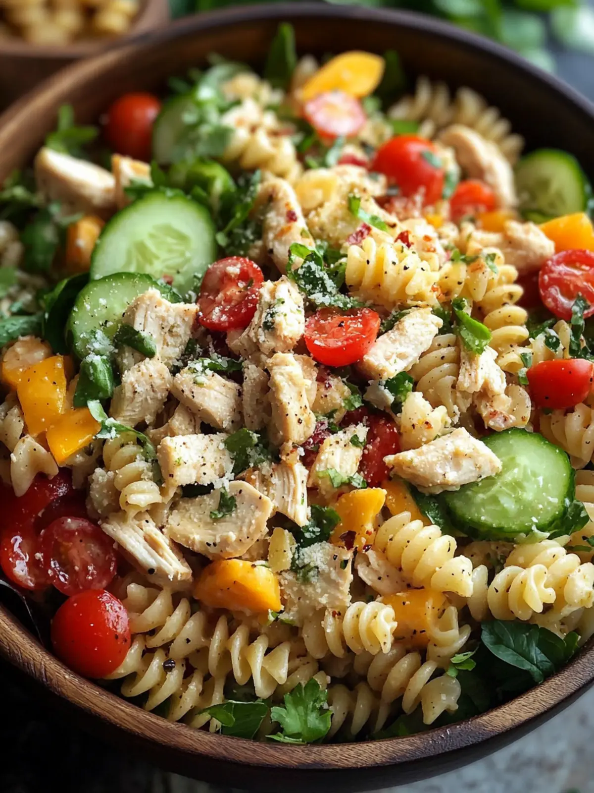 Zesty Chicken Pasta Salad for a Refreshing Summer Meal 3 Chicken Pasta Salad
