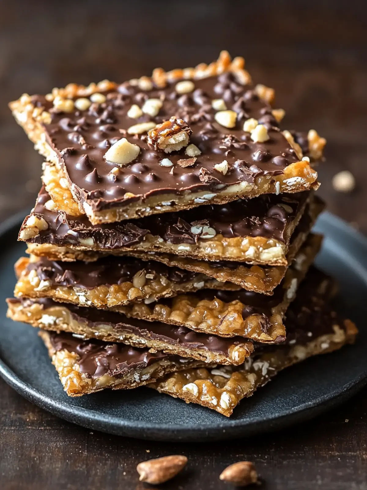 Indulge in Chocolate Toffee Matzo Crack for Pure Sweet Bliss 2 Indulge in Chocolate Toffee Matzo Crack for Sweet Bliss