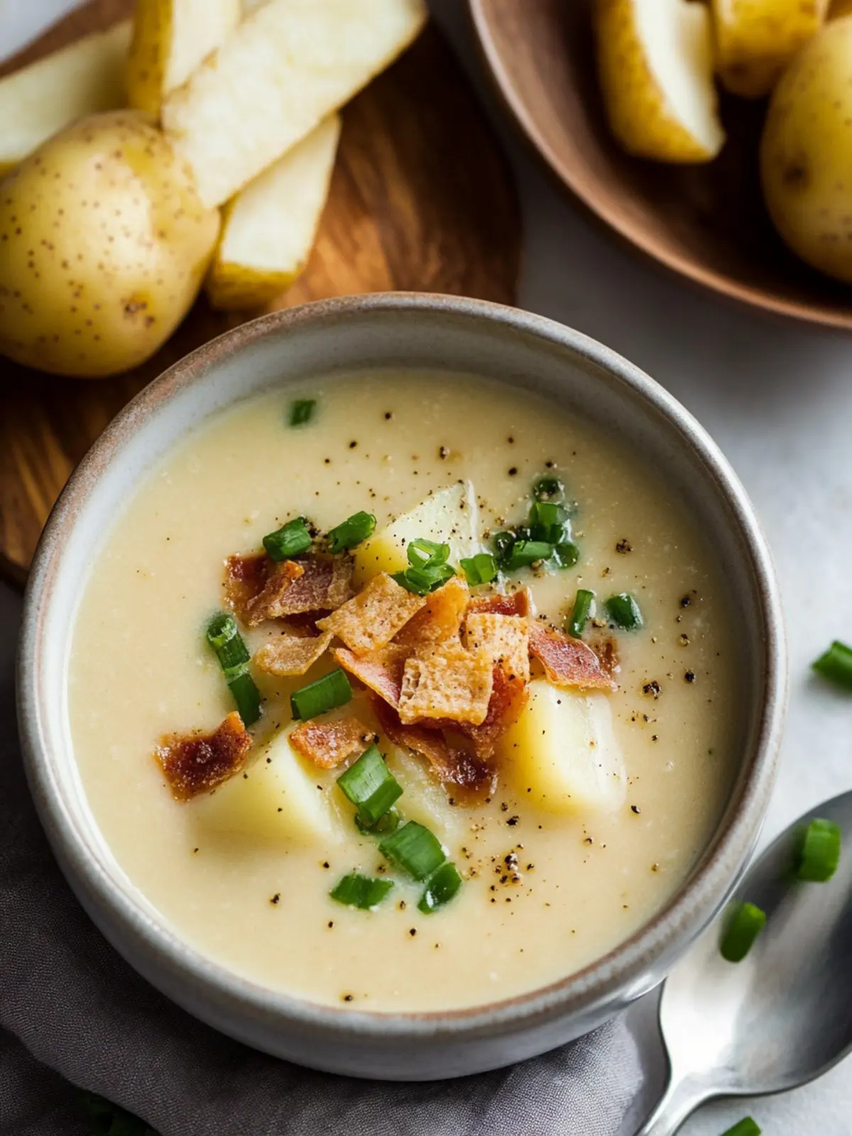 Creamy Homemade Potato Soup with Vegan Twist for Comfort 5 Creamy Homemade Potato Soup