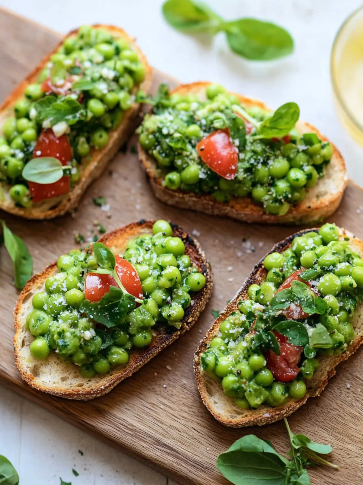 Delicious Pea Bruschetta: A Fresh Twist on Classic Flavor 5 Pea Bruschetta