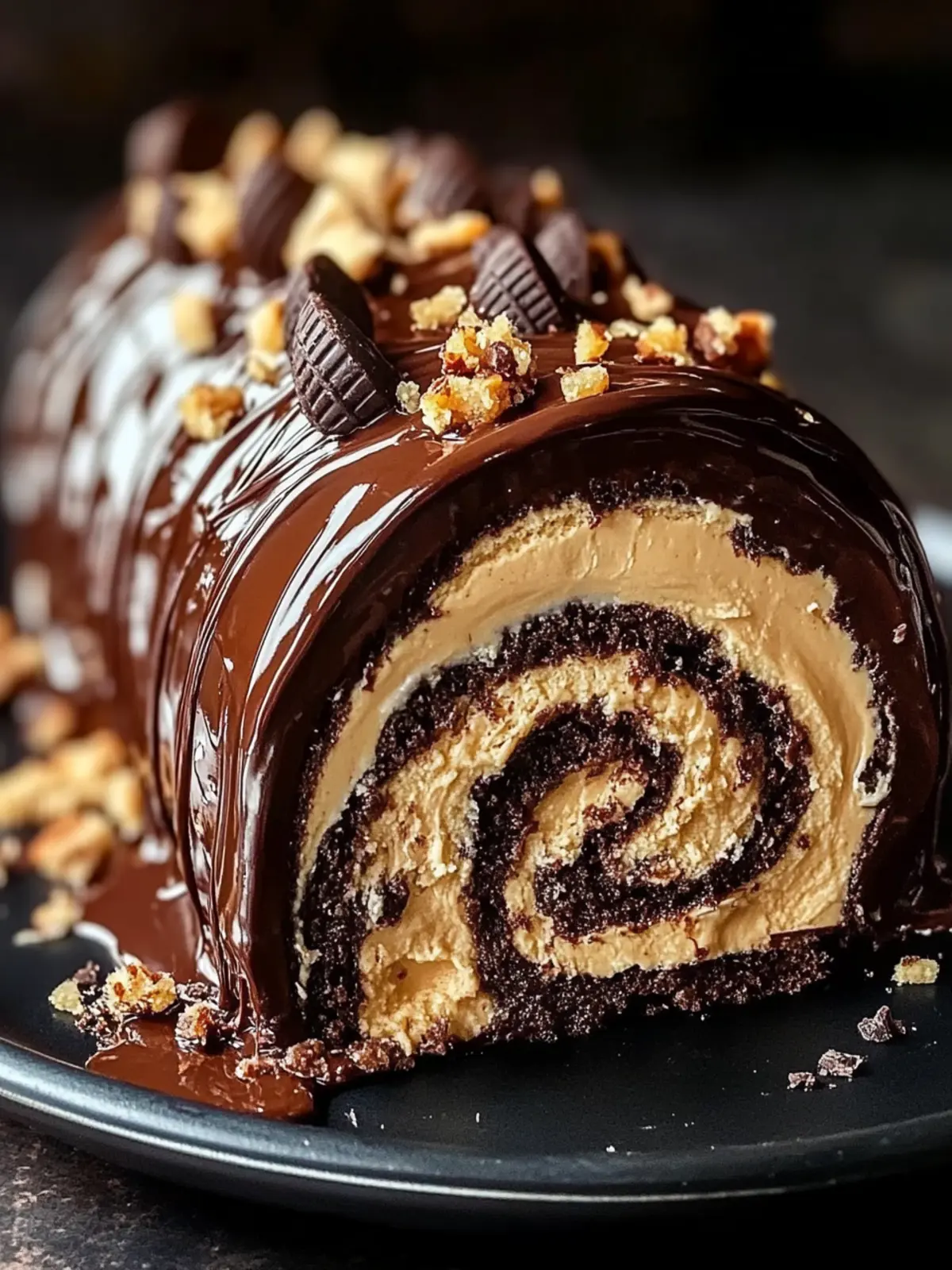 Irresistible Peanut Butter Cup Chocolate Roll Your New Favorite Treat 3 Irresistible Peanut Butter Cup Chocolate Roll