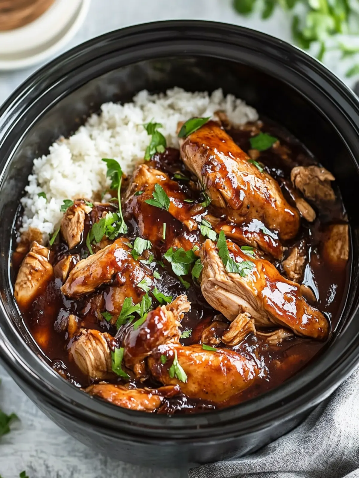Crock Pot Bourbon Chicken: Easy Family Dinner Delight 3 Crock Pot Bourbon Chicken