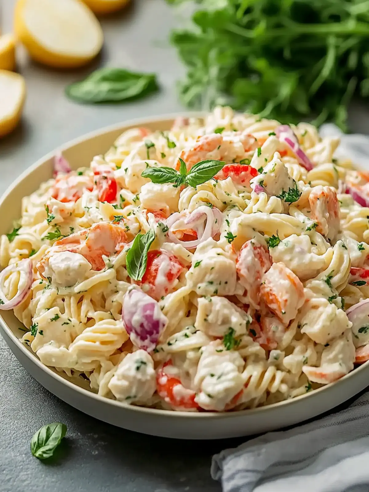 Irresistible Crab Pasta Salad: Perfect for Summer Gatherings 3 Irresistible Crab Pasta Salad