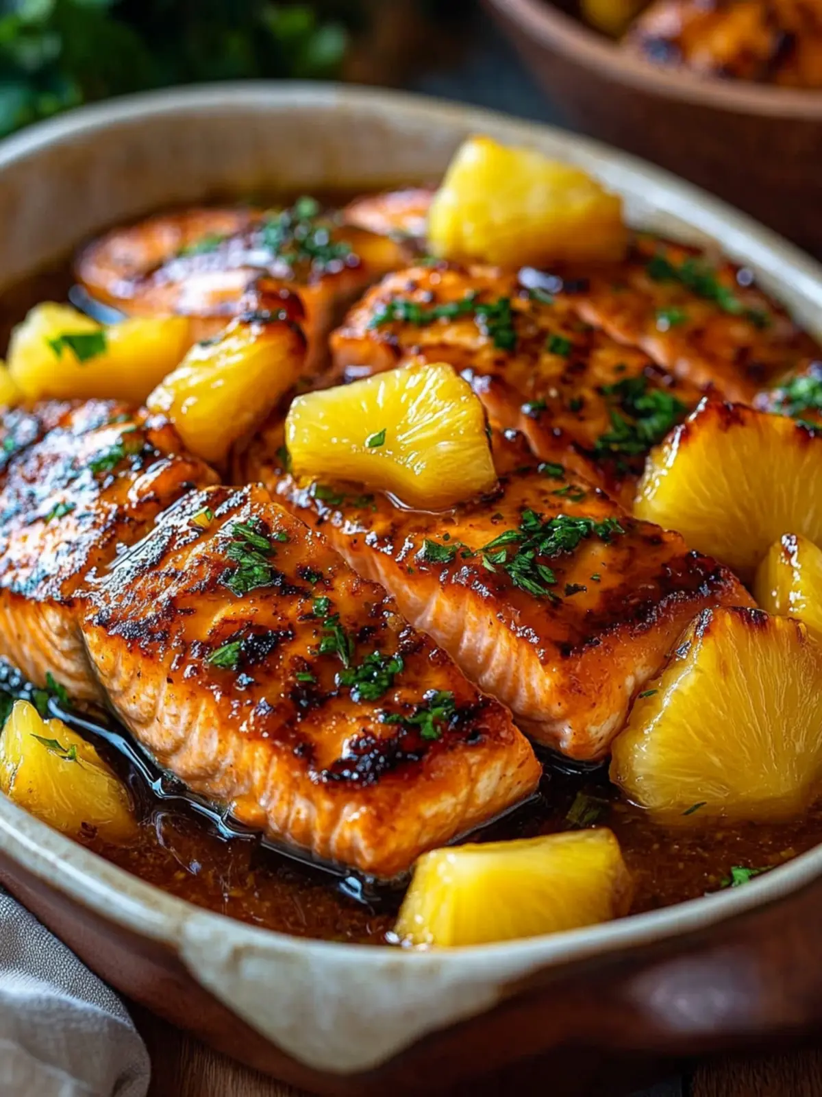 Pineapple Glazed Salmon: A Quick Tropical Delight at Home 5 Pineapple Glazed Salmon