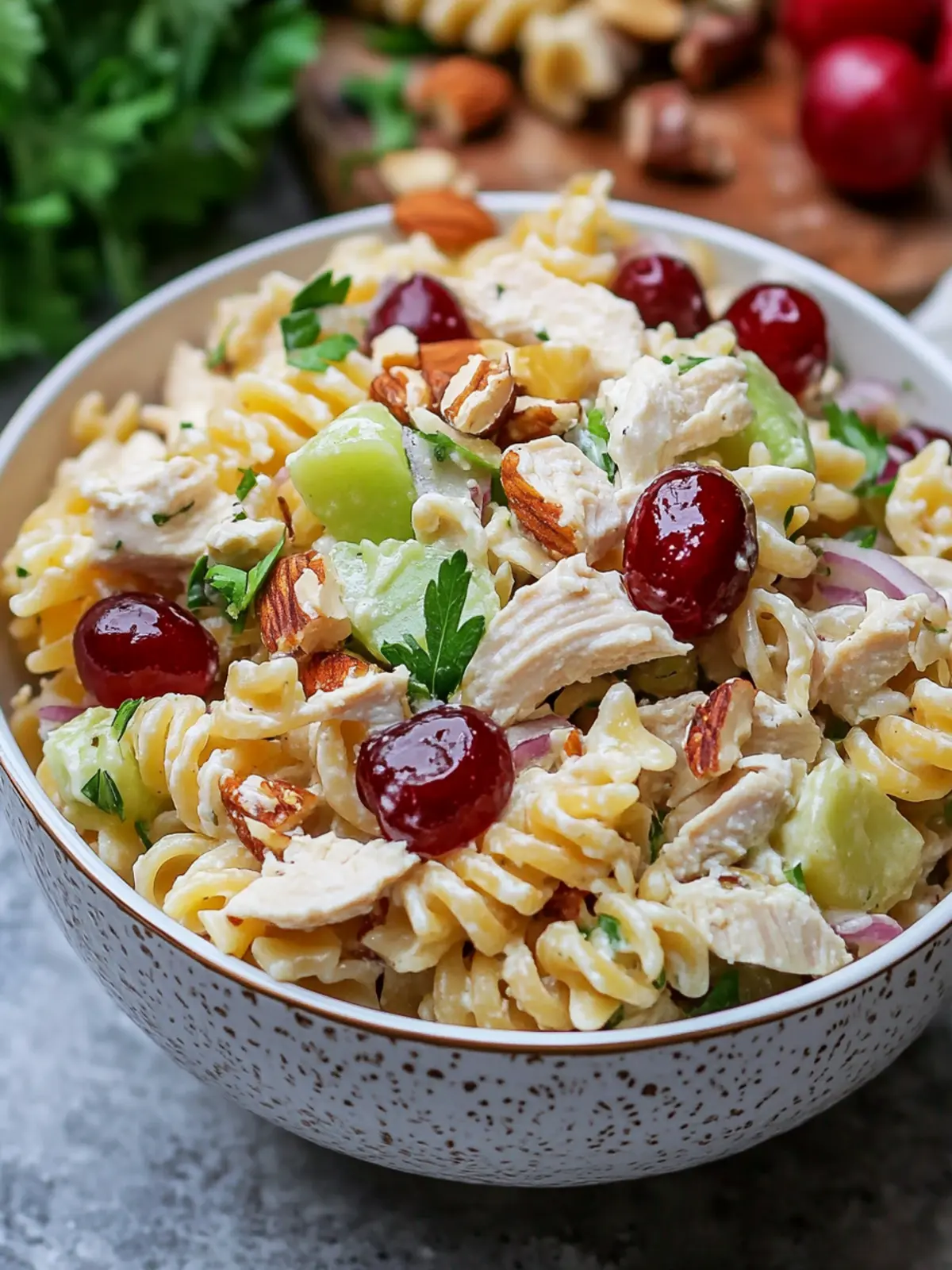 Waldorf Chicken Pasta Salad: Your New Summer Sidekick 2 Waldorf Chicken Pasta Salad