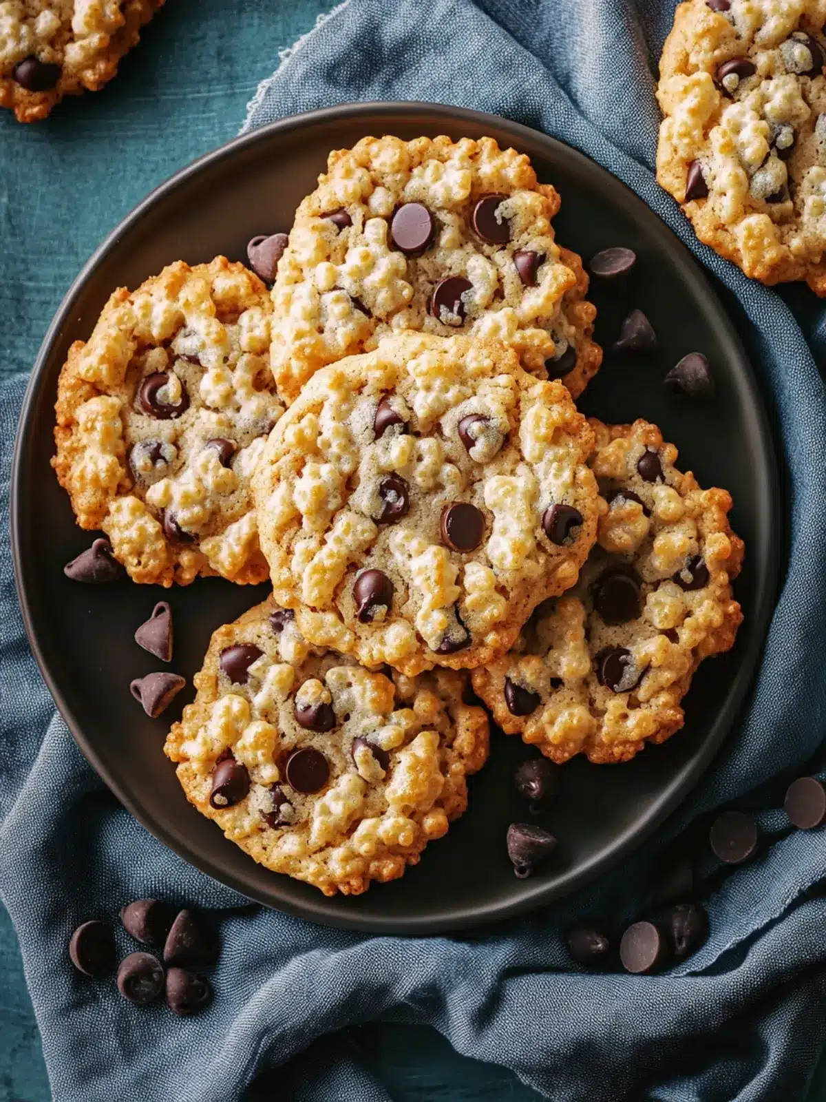 Rice Krispie Chocolate Chip Cookies for a Fun Twist! 4 Rice Krispie Chocolate Chip Cookies