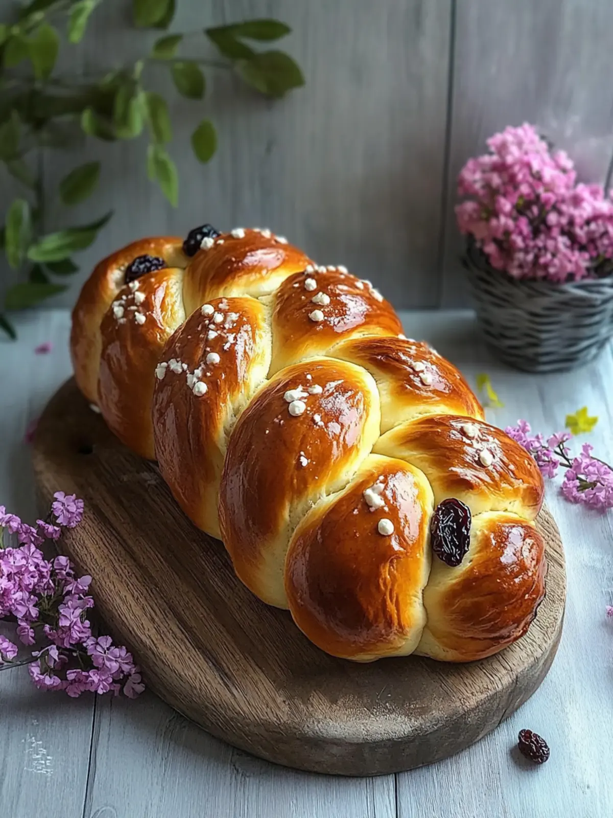 Delicious Purim Challah with Raisins to Gather Loved Ones 3 Delicious Purim Challah with Raisins