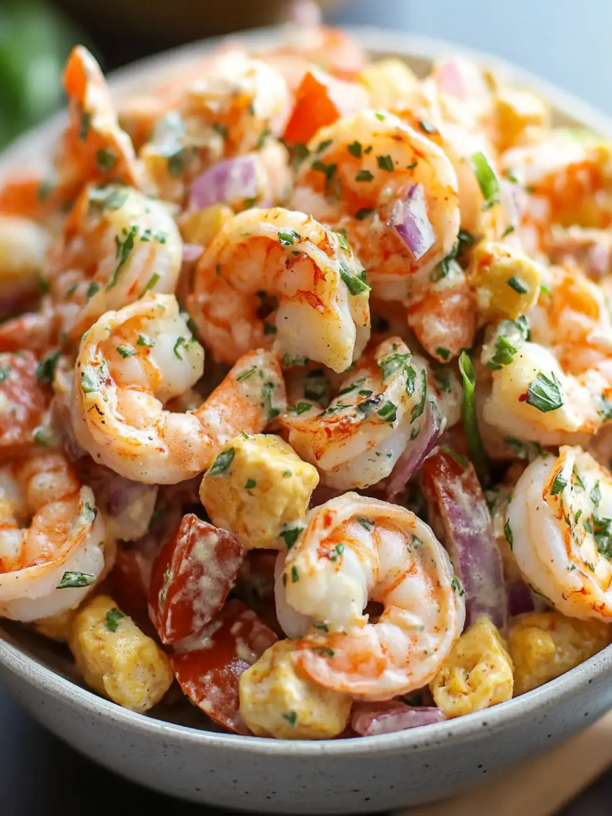 Creamy New York Deli Shrimp Salad That's Perfect for Meal Prep 2 New York Deli Shrimp Salad