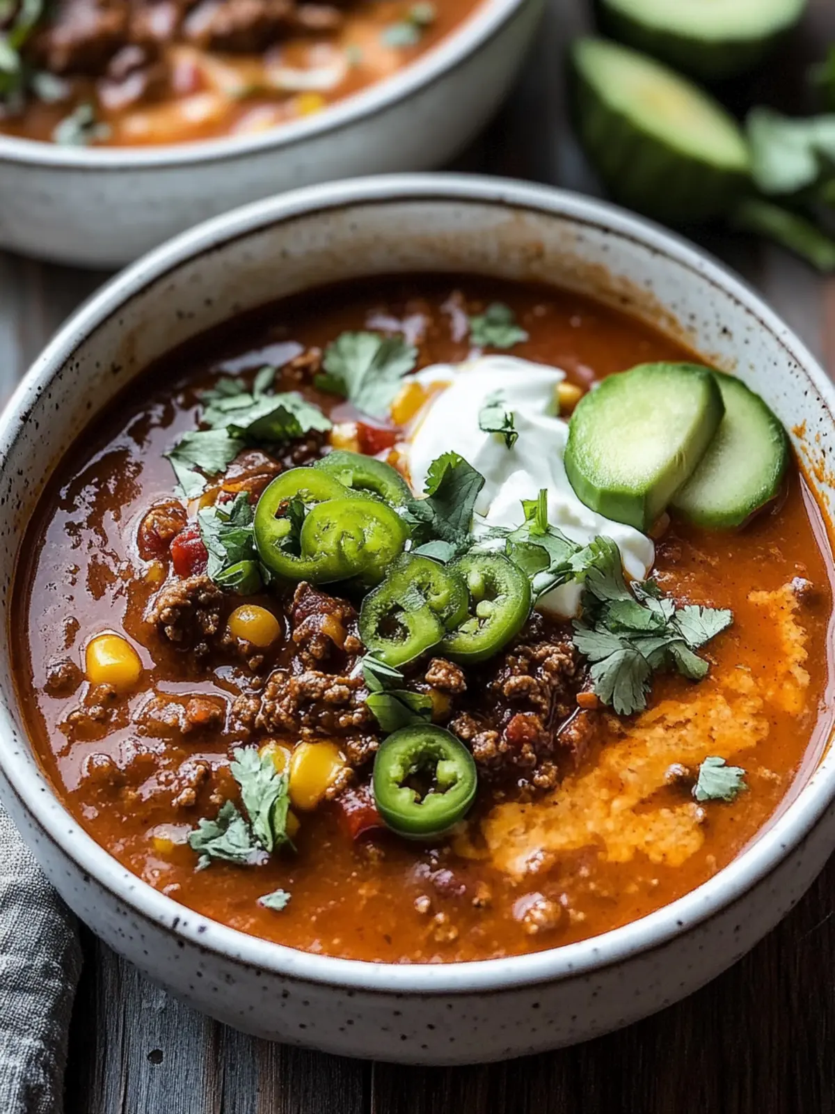 Spicy Queso Beef Chili That Will Warm Your Heart and Soul 2 Spicy Queso Beef Chili