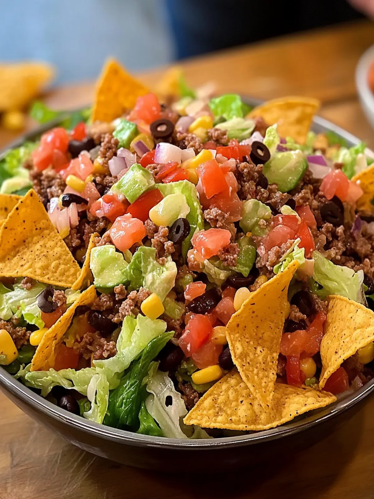 Easy Doritos Taco Salad That's a Flavor Bomb for Dinner 3 Easy Doritos Taco Salad