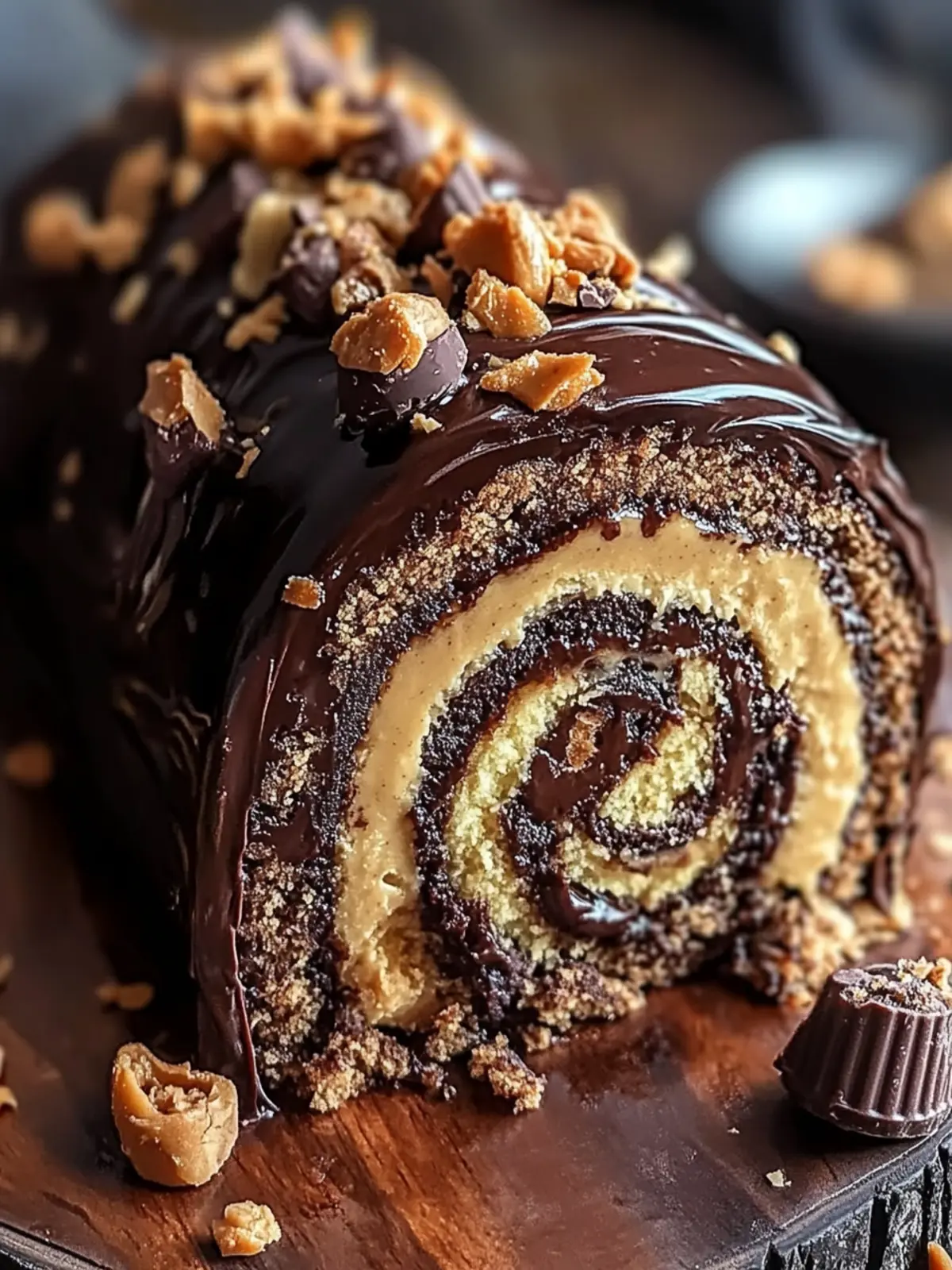 Irresistible Peanut Butter Cup Chocolate Roll Your New Favorite Treat 5 Irresistible Peanut Butter Cup Chocolate Roll