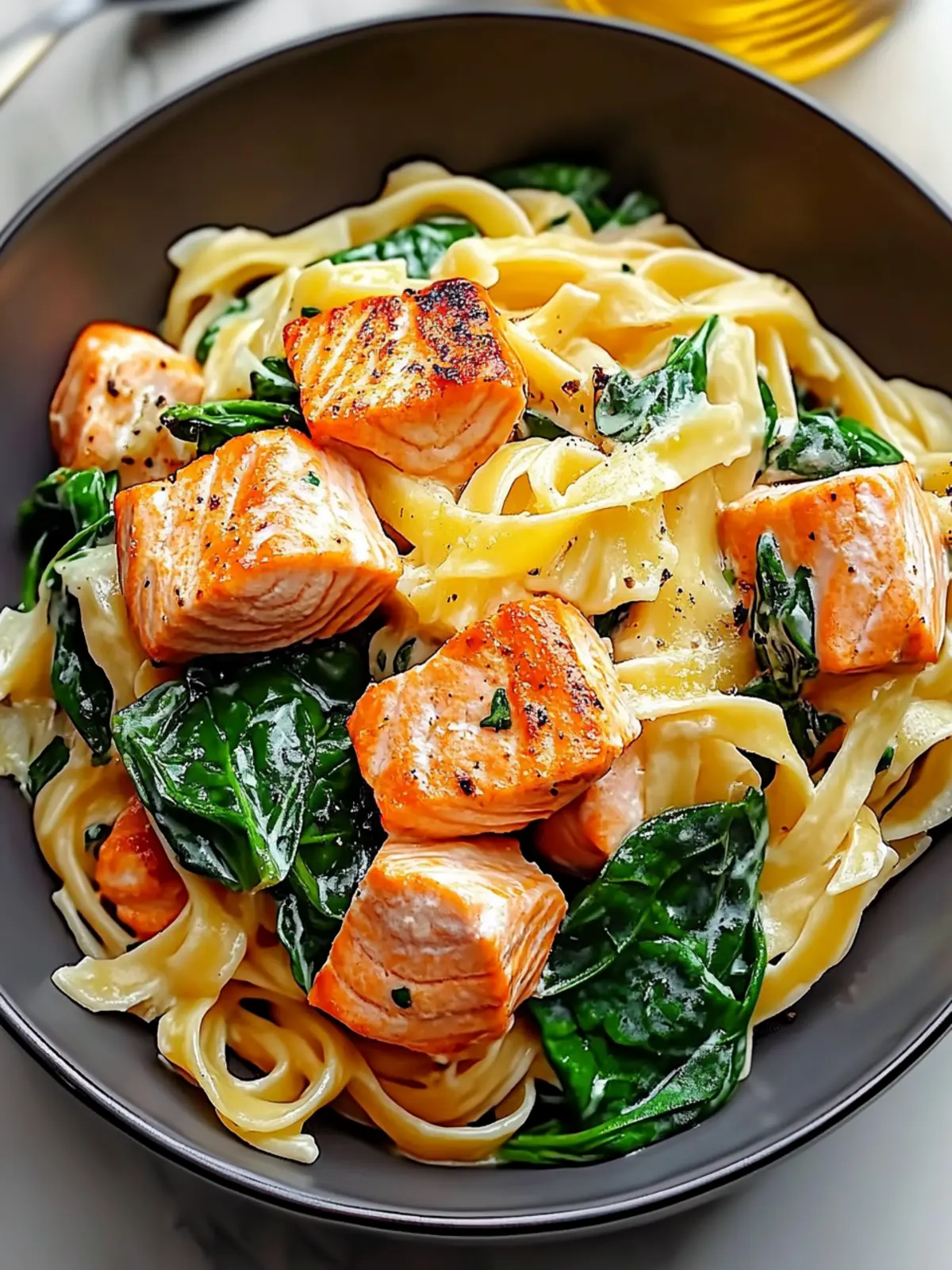 Creamy Salmon Spinach Pasta Dish for Quick Weeknight Wins 4 Salmon Spinach Pasta Dish