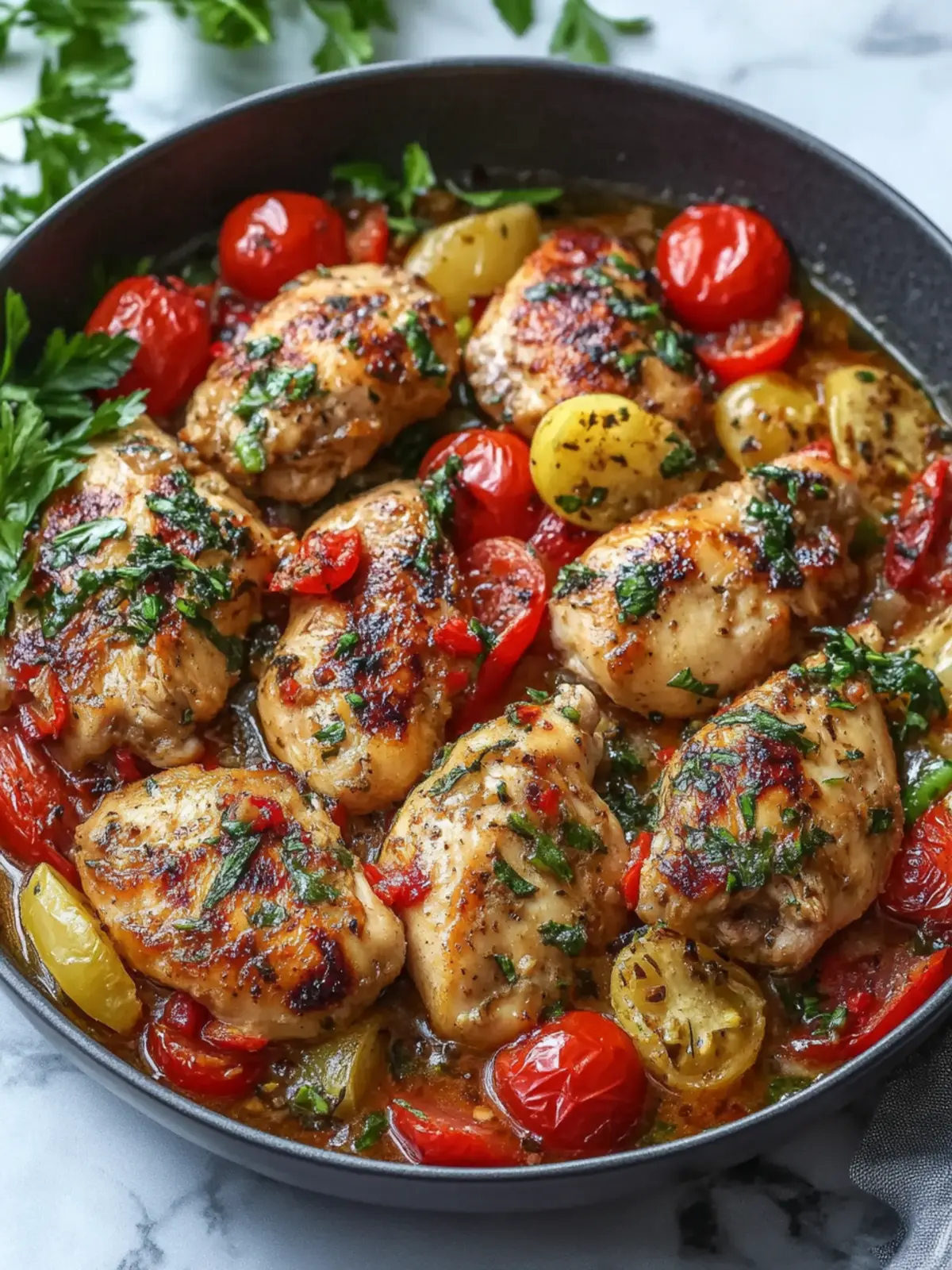 Irresistible Chicken Scarpariello: A Flavorful Homemade Delight 3 Chicken Scarpariello