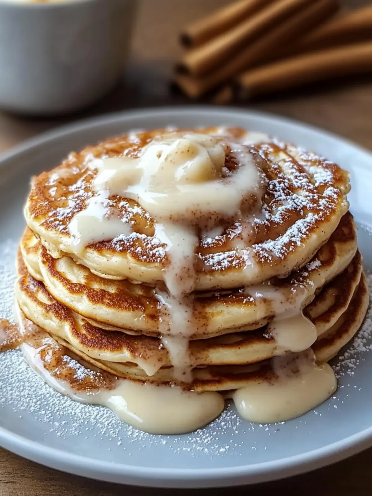 Delicious Fluffy Cinnamon Roll Pancakes to Brighten Your Morning 5 Fluffy Cinnamon Roll Pancakes