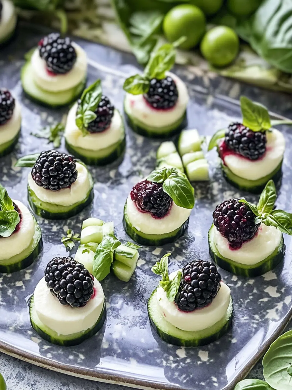 Fresh Blackberry-Cucumber Caprese Bites for Perfect Summer Snacking 2 Blackberry-Cucumber Caprese Bites
