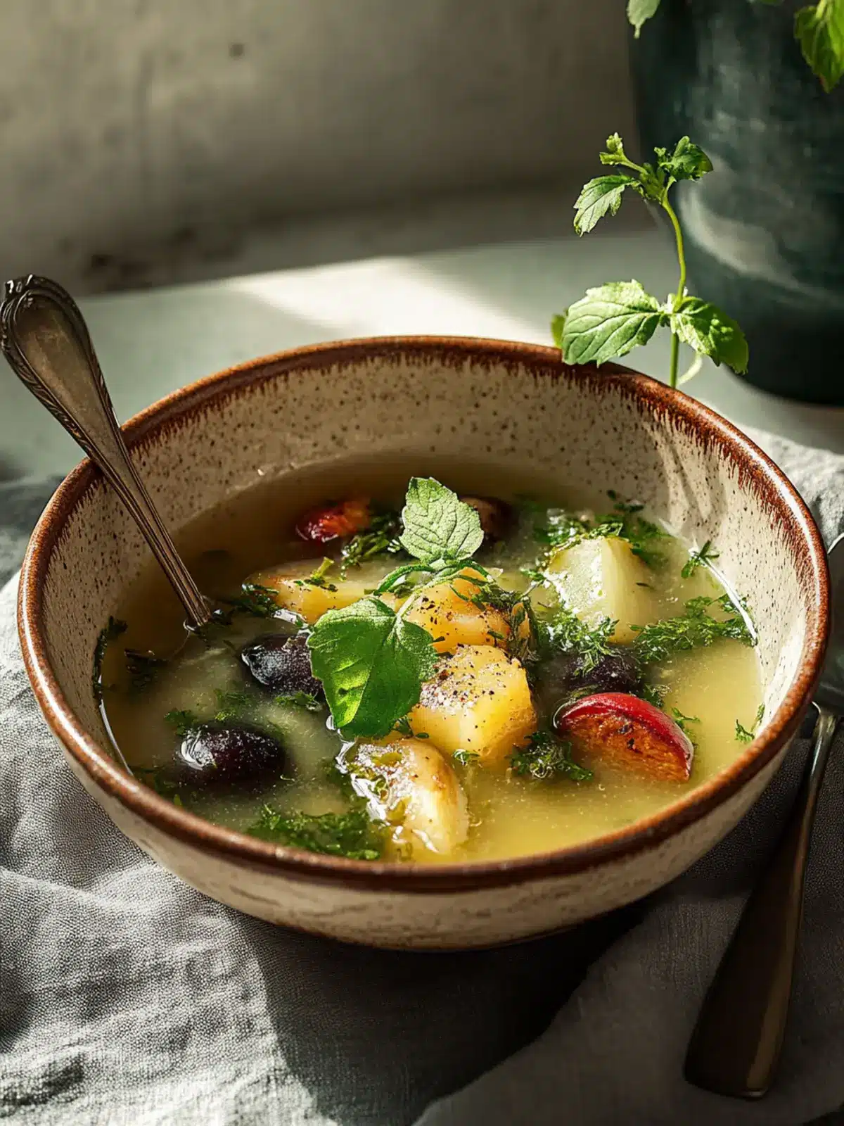 Flavorful Stone Soup: A Cozy Low-Salt Twist for Everyone! 4 Stone Soup