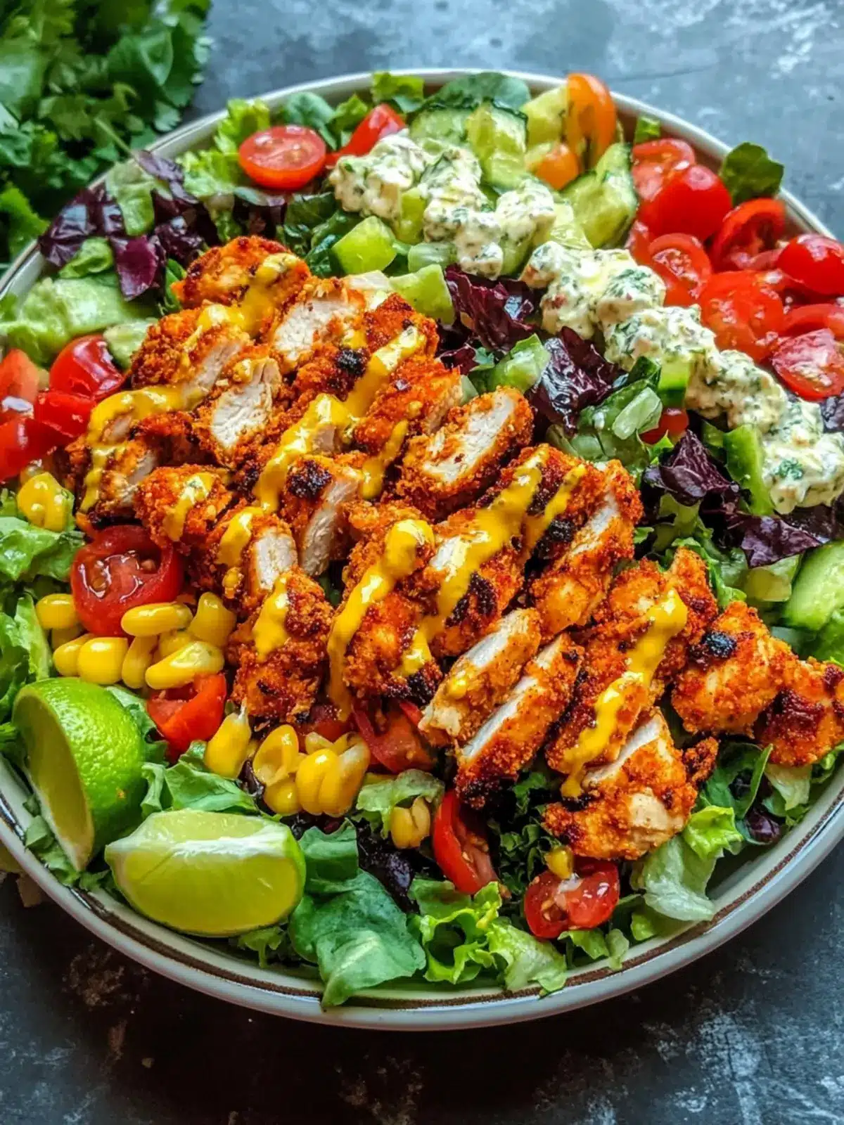 30-Minute Crispy Chicken Taco Salad That Wows Every Time 4 Crispy Chicken Taco Salad